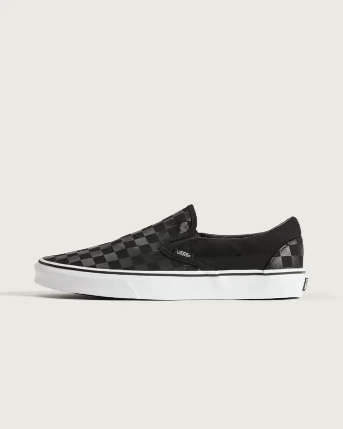 Pantof clasic cu tablă de șah cu slip-on Pantof clasic cu tablă de șah cu slip-on