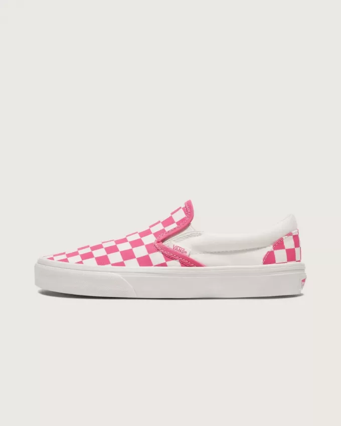 Pantof clasic cu tablă de șah cu slip-on