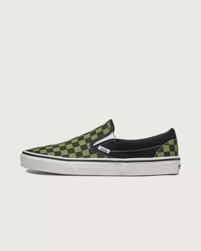 Pantof clasic cu tablă de șah cu slip-on Pantof clasic cu tablă de șah cu slip-on