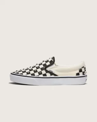 Pantof clasic cu tablă de șah cu slip-on