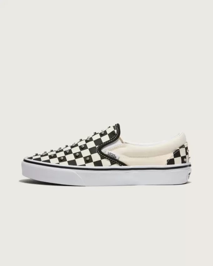 Pantof clasic cu tablă de șah cu slip-on Pantof clasic cu tablă de șah cu slip-on