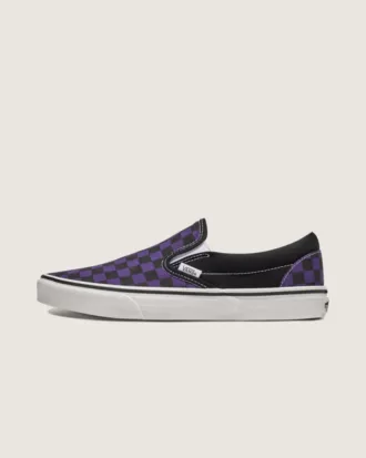 Pantof clasic cu tablă de șah cu slip-on