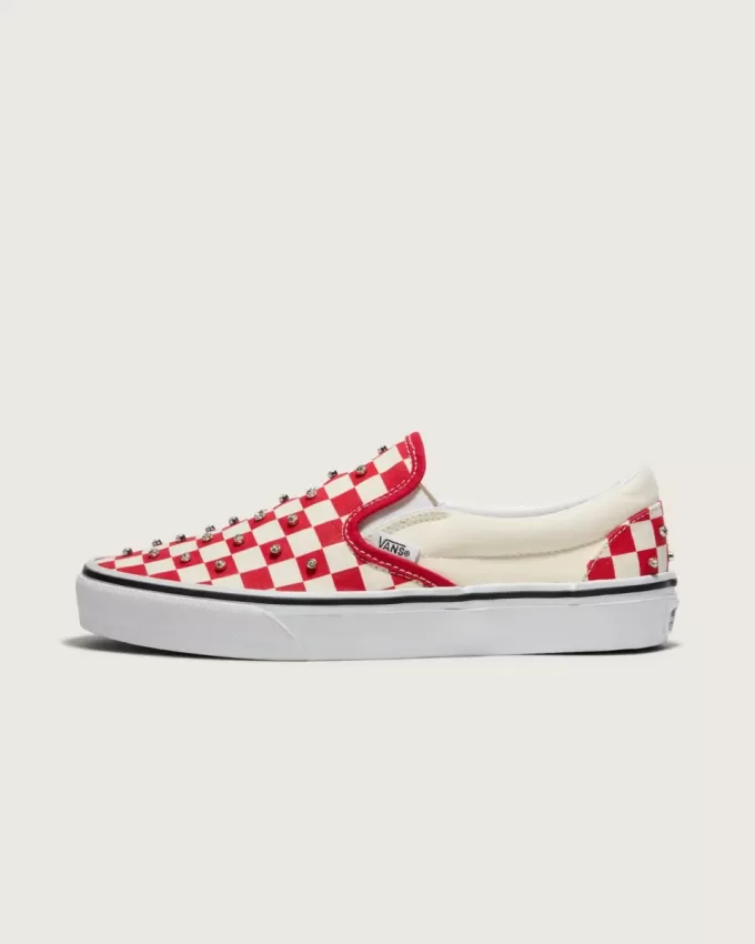 Pantof clasic cu tablă de șah cu slip-on Pantof clasic cu tablă de șah cu slip-on