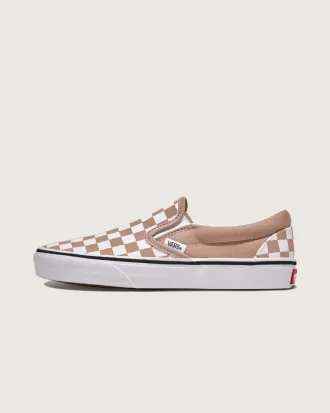Pantof clasic cu tablă de șah cu slip-on