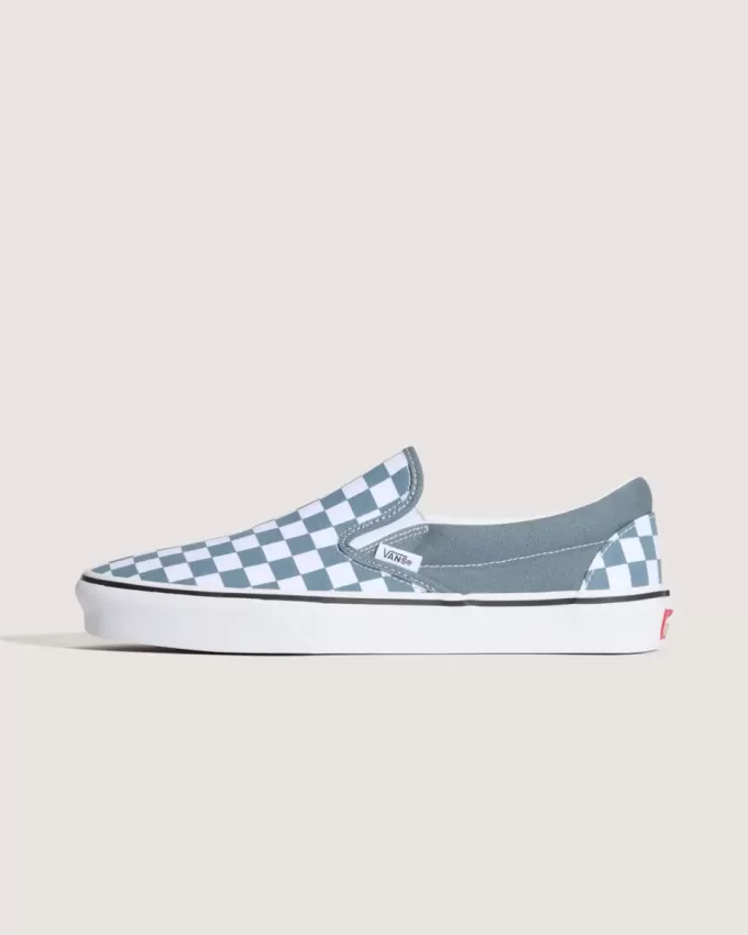 Pantof clasic cu tablă de șah cu slip-on Pantof clasic cu tablă de șah cu slip-on