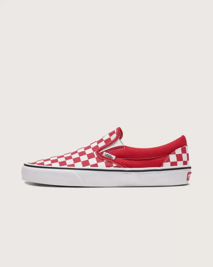 Pantof clasic cu tablă de șah cu slip-on Pantof clasic cu tablă de șah cu slip-on