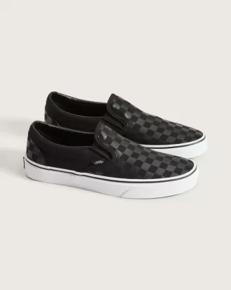 Pantof clasic cu tablă de șah cu slip-on