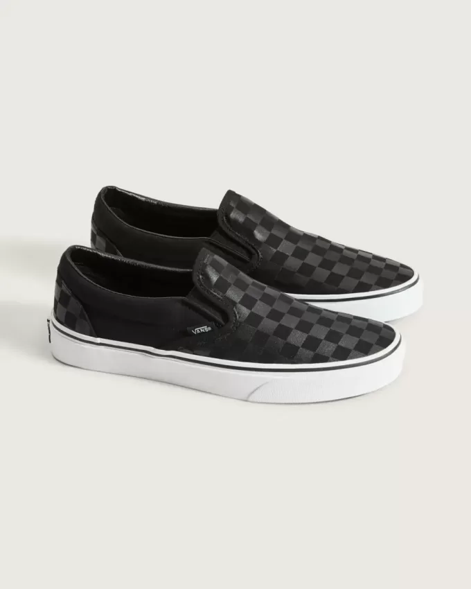 Pantof clasic cu tablă de șah cu slip-on Pantof clasic cu tablă de șah cu slip-on
