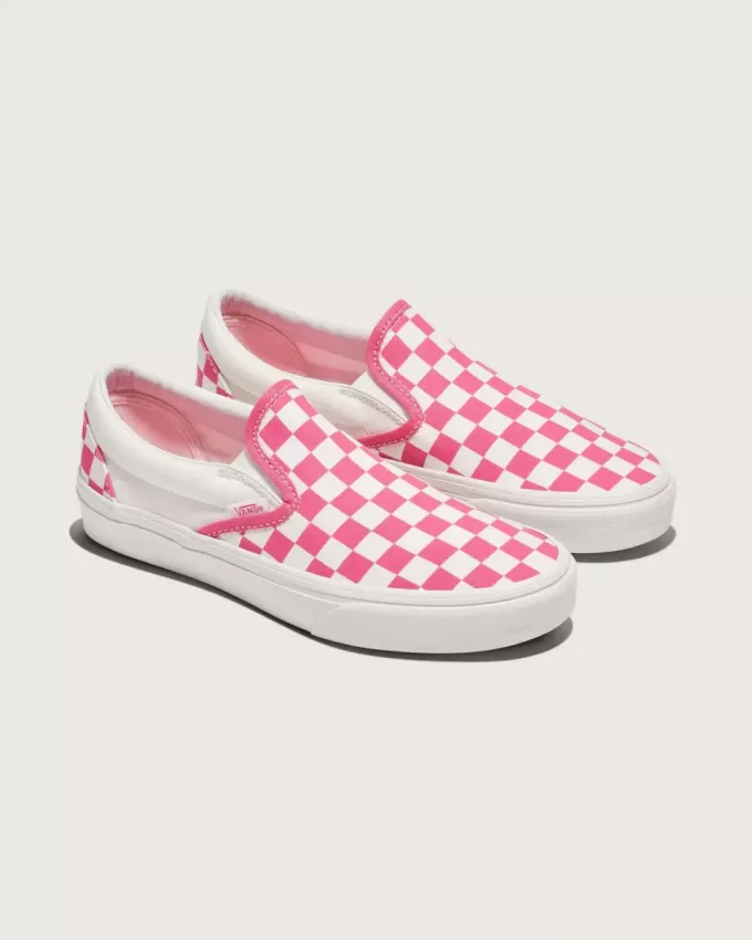 Pantof clasic cu tablă de șah cu slip-on