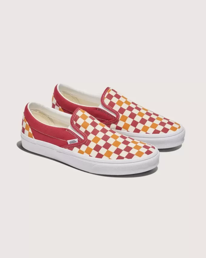 Pantof clasic cu tablă de șah cu slip-on Pantof clasic cu tablă de șah cu slip-on