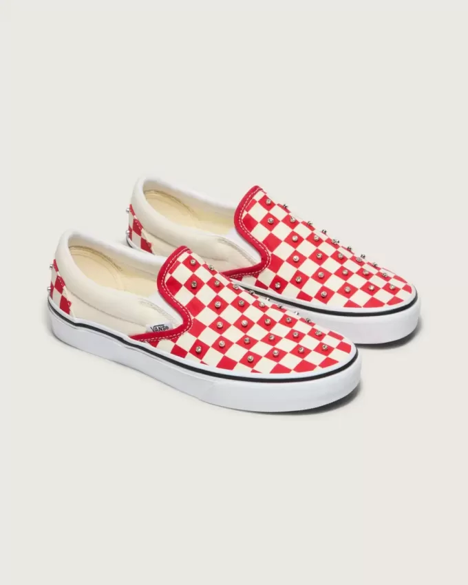 Pantof clasic cu tablă de șah cu slip-on Pantof clasic cu tablă de șah cu slip-on