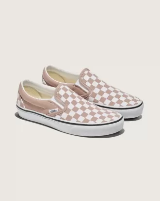 Pantof clasic cu tablă de șah cu slip-on
