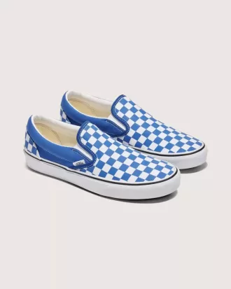 Pantof clasic cu tablă de șah cu slip-on