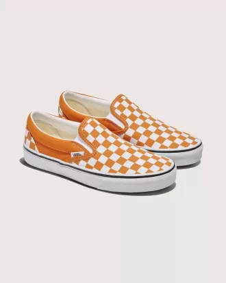 Pantof clasic cu tablă de șah cu slip-on