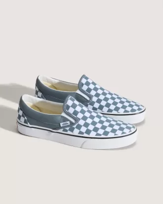 Pantof clasic cu tablă de șah cu slip-on