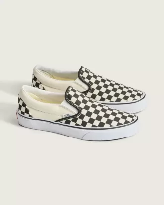 Pantof clasic cu tablă de șah cu slip-on Pantof clasic cu tablă de șah cu slip-on