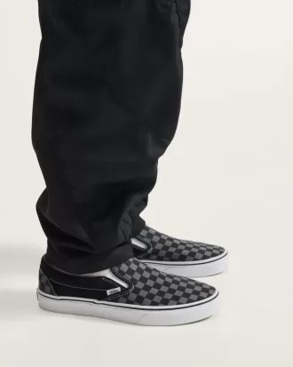 Pantof clasic cu tablă de șah cu slip-on