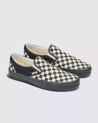 Pantof clasic cu tablă de șah cu slip-on