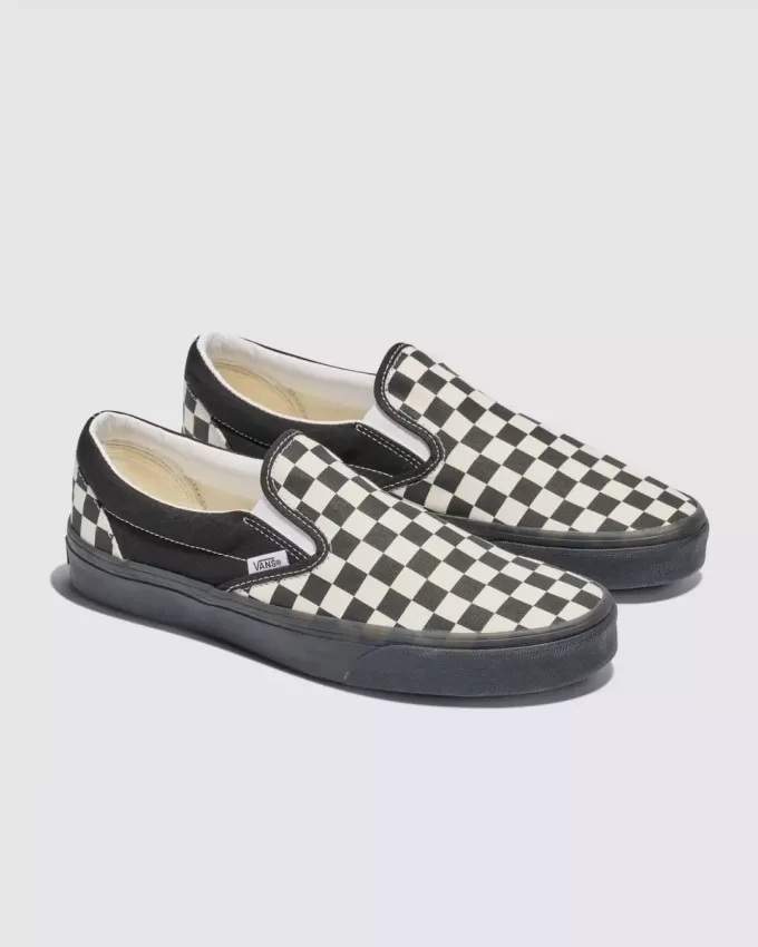 Pantof clasic cu tablă de șah cu slip-on Pantof clasic cu tablă de șah cu slip-on