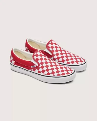 Pantof clasic cu tablă de șah cu slip-on