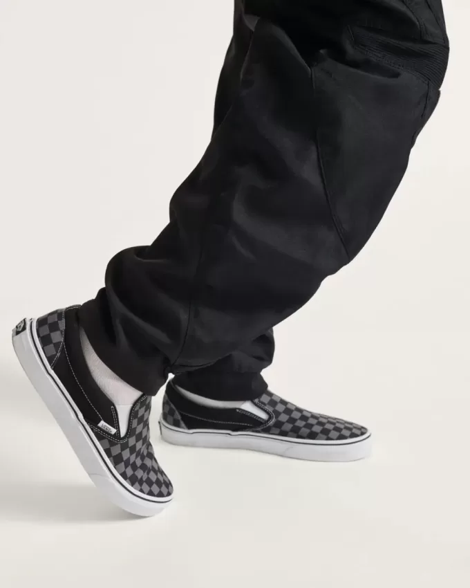 Pantof clasic cu tablă de șah cu slip-on Pantof clasic cu tablă de șah cu slip-on