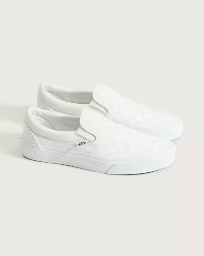 Pantof clasic cu tablă de șah cu slip-on Pantof clasic cu tablă de șah cu slip-on