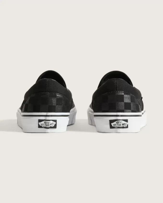Pantof clasic cu tablă de șah cu slip-on Pantof clasic cu tablă de șah cu slip-on
