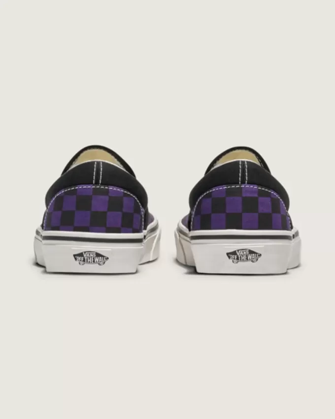 Pantof clasic cu tablă de șah cu slip-on Pantof clasic cu tablă de șah cu slip-on