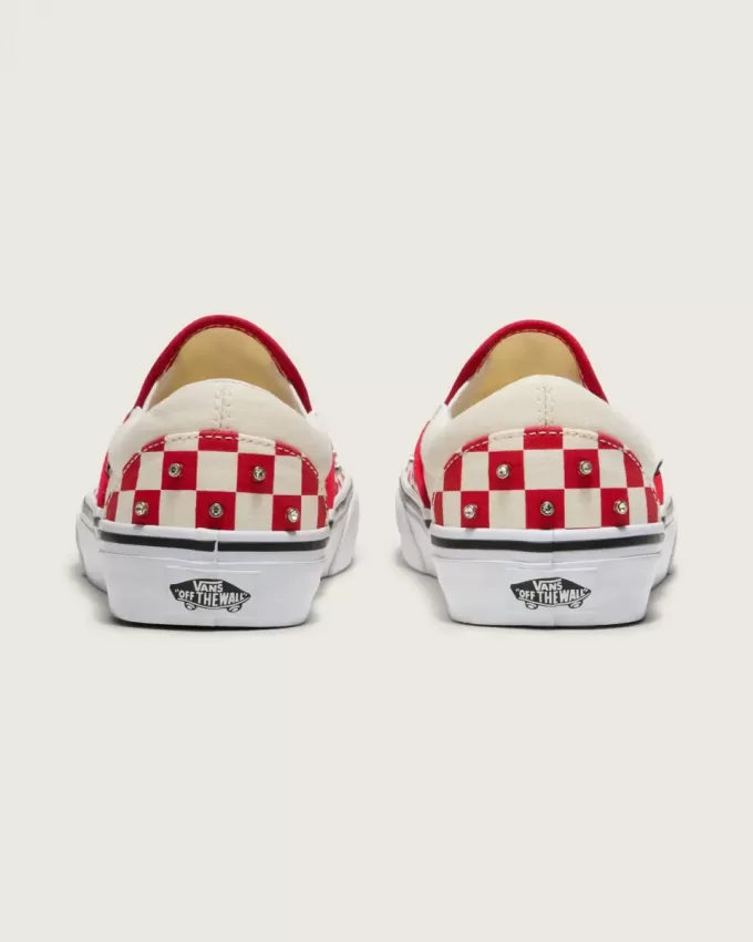 Pantof clasic cu tablă de șah cu slip-on Pantof clasic cu tablă de șah cu slip-on