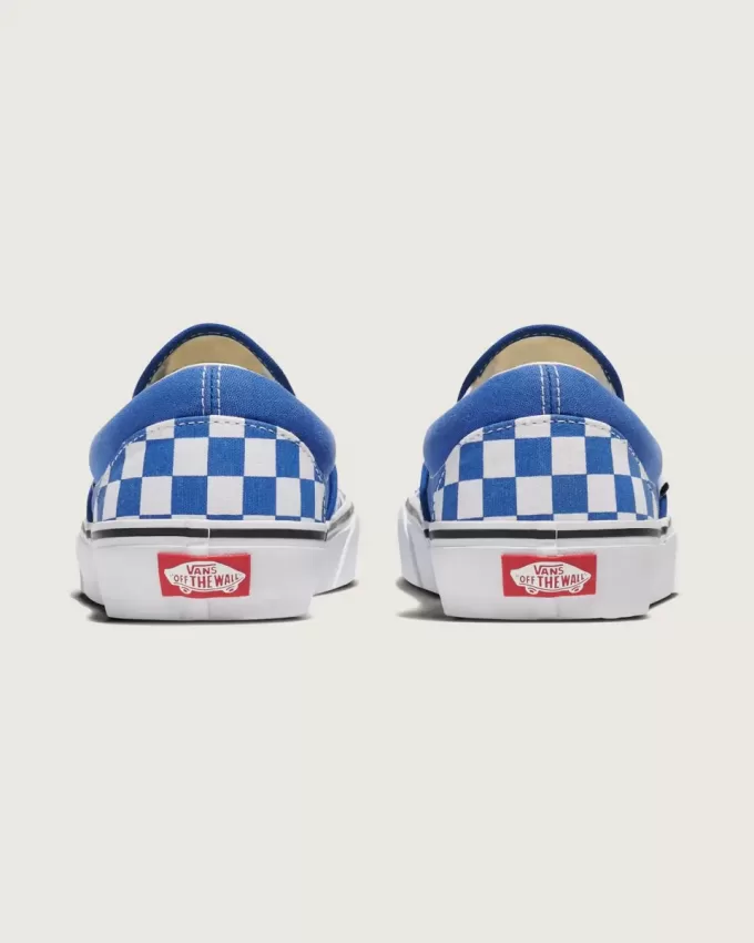 Pantof clasic cu tablă de șah cu slip-on Pantof clasic cu tablă de șah cu slip-on