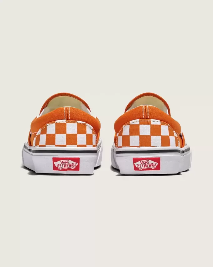 Pantof clasic cu tablă de șah cu slip-on Pantof clasic cu tablă de șah cu slip-on