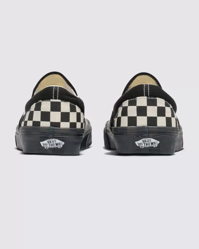 Pantof clasic cu tablă de șah cu slip-on Pantof clasic cu tablă de șah cu slip-on