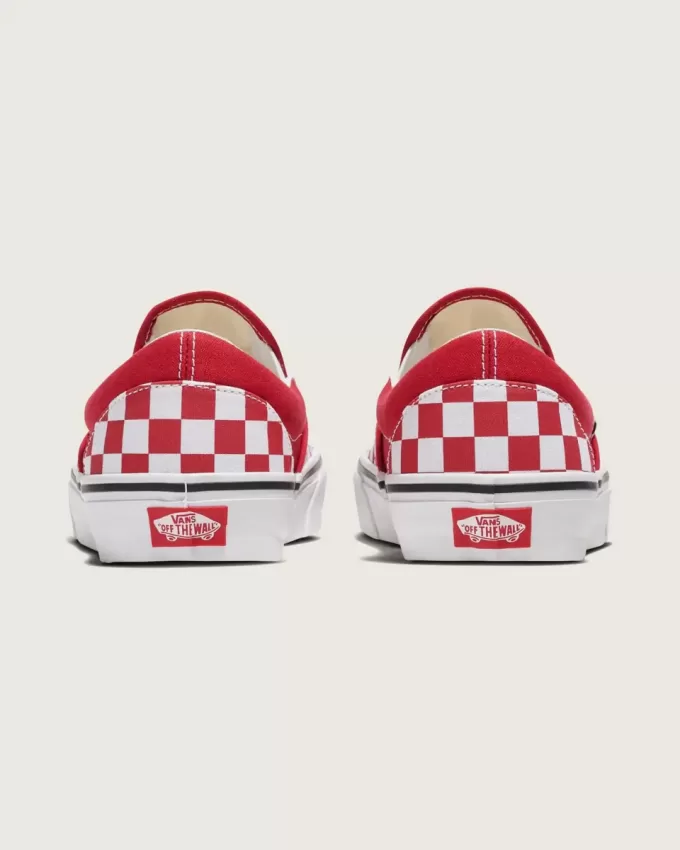 Pantof clasic cu tablă de șah cu slip-on Pantof clasic cu tablă de șah cu slip-on