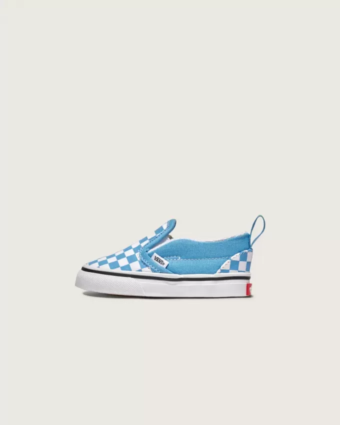 Pantof Classic Slip-On V Checkerboard pentru copil mic Pantof Classic Slip-On V Checkerboard pentru copil mic