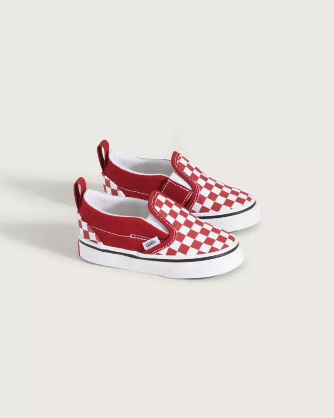 Pantof Classic Slip-On V Checkerboard pentru copil mic