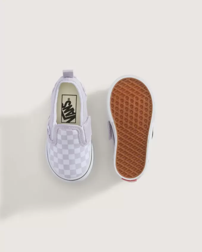 Pantof Classic Slip-On V Checkerboard pentru copil mic