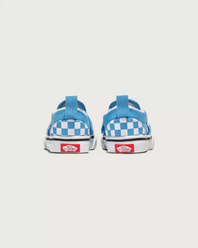 Pantof Classic Slip-On V Checkerboard pentru copil mic Pantof Classic Slip-On V Checkerboard pentru copil mic