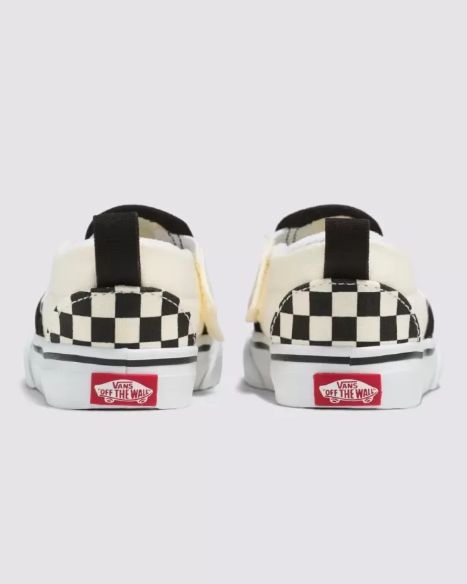 Pantof Classic Slip-On V Checkerboard pentru copil mic Pantof Classic Slip-On V Checkerboard pentru copil mic
