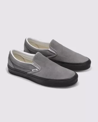 Pantof Customs Classic Slip-On din piele intoarsa