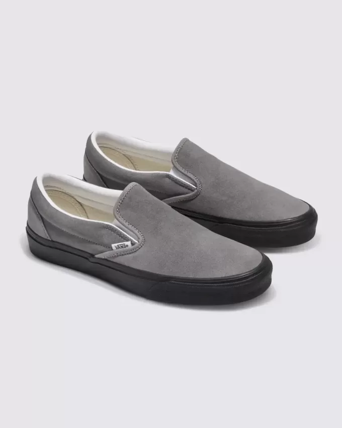 Pantof Customs Classic Slip-On din piele intoarsa