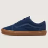 Pantof Customs Old Skool din piele intoarsa