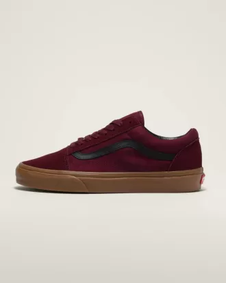 Pantof Customs Old Skool din piele intoarsa