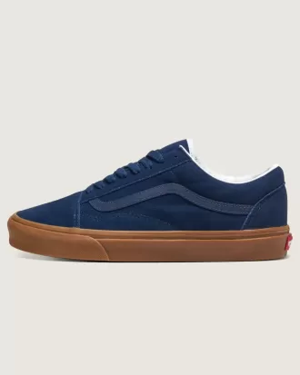 Pantof Customs Old Skool din piele intoarsa