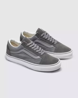 Pantof Customs Old Skool din piele intoarsa