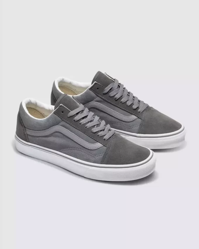 Pantof Customs Old Skool din piele intoarsa