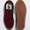Pantof Customs Old Skool din piele intoarsa