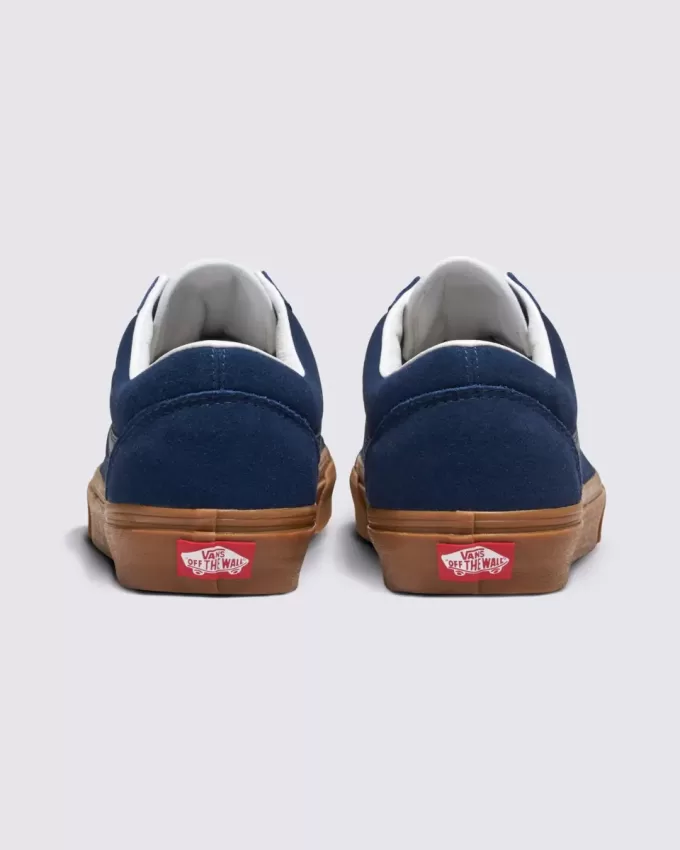 Pantof Customs Old Skool din piele intoarsa