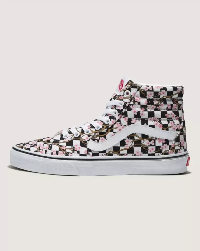 Pantof Customs Sk8-Hi Checkerboard