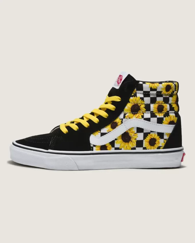 Pantof Customs Sk8-Hi Checkerboard