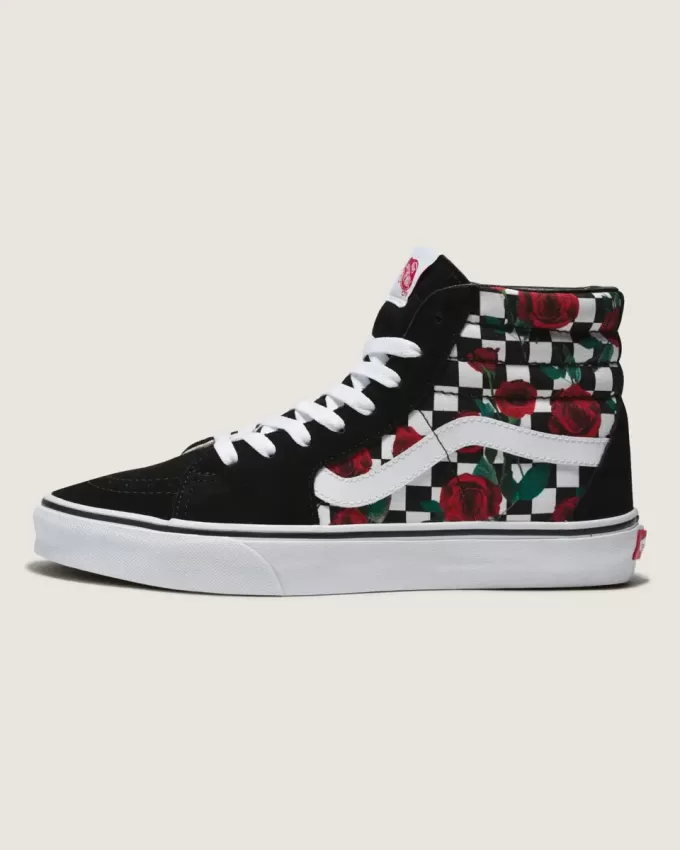Pantof Customs Sk8-Hi Checkerboard Pantof Customs Sk8-Hi Checkerboard